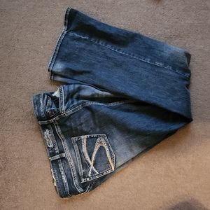 Silver jeans long